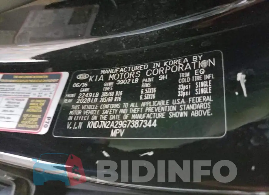 KNDJN2A29G7387344 Photo# 10