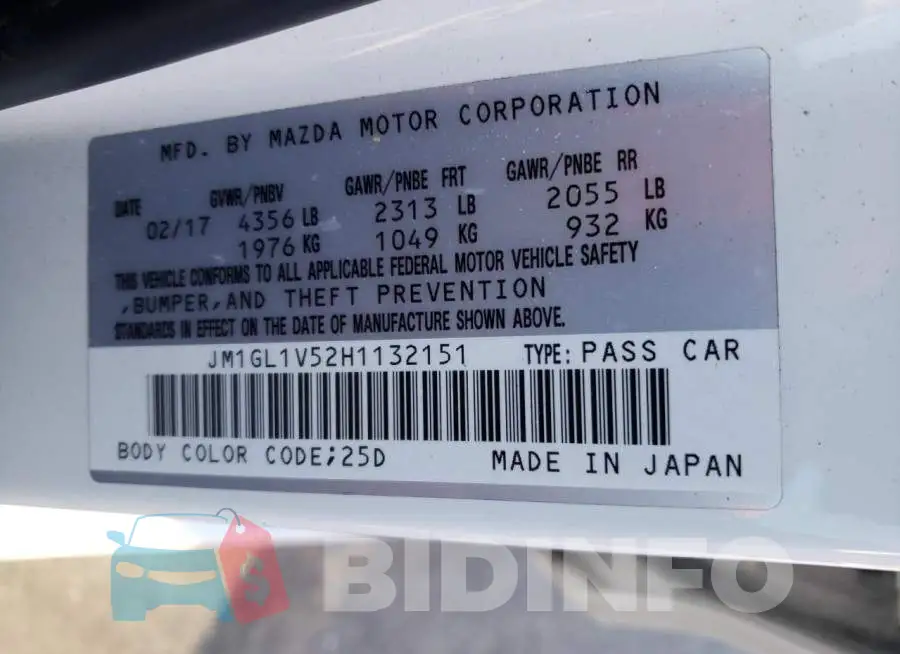 JM1GL1V52H1132151 Photo# 12