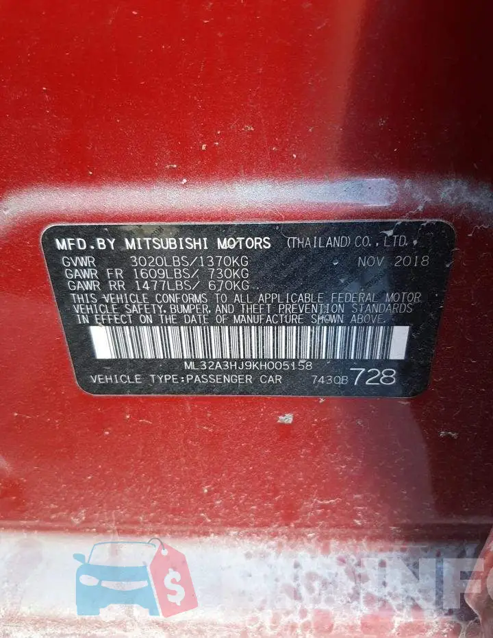 ML32A3HJ9KH005158 Photo# 12
