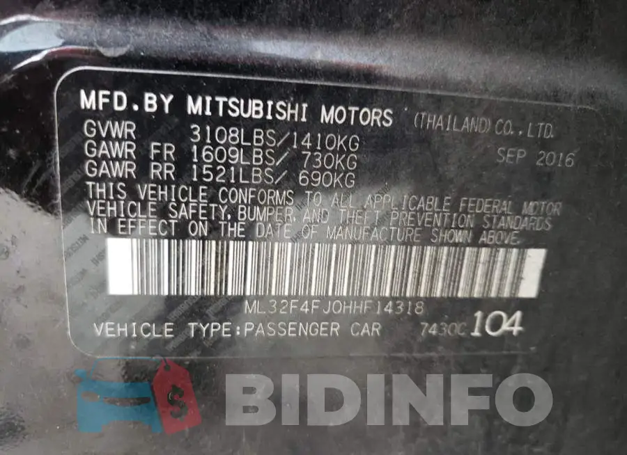 ML32F4FJ0HHF14318 Photo# 10