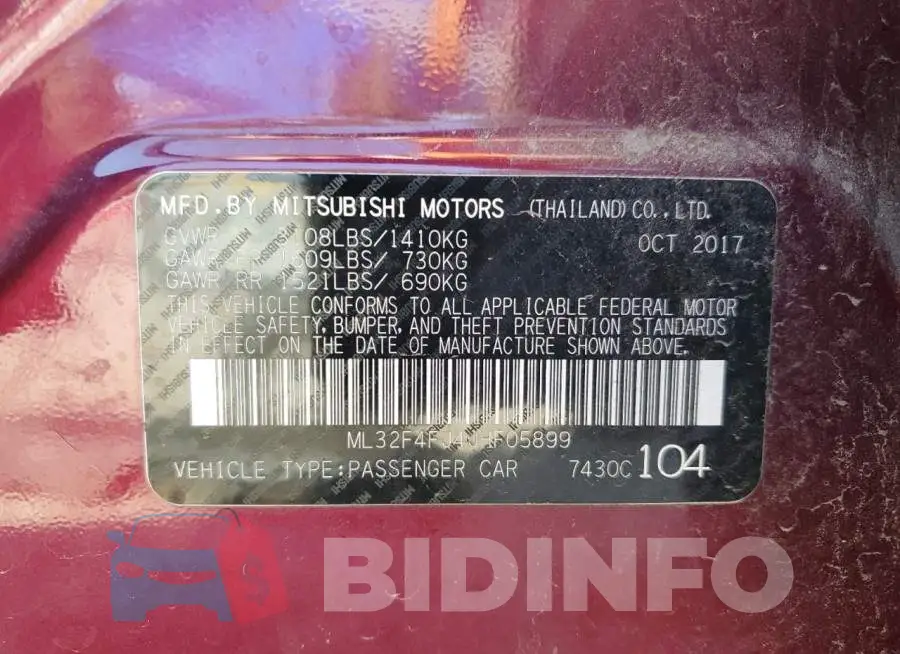 ML32F4FJ4JHF05899 Photo# 10