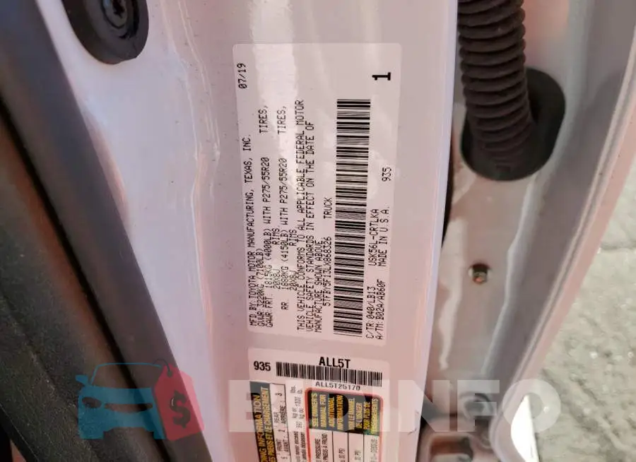 5TFBY5F13LX868326 Photo# 10