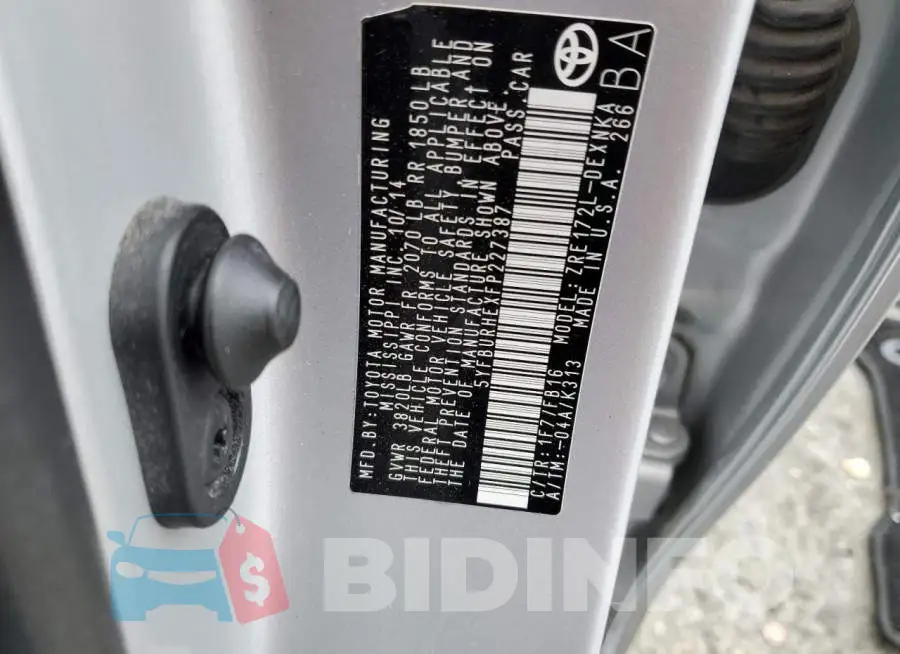 5YFBURHEXFP227387 Photo# 12
