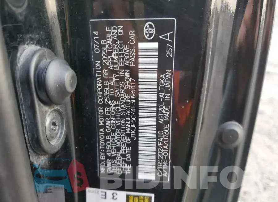 JTKJF5C74F3096417 Photo# 12