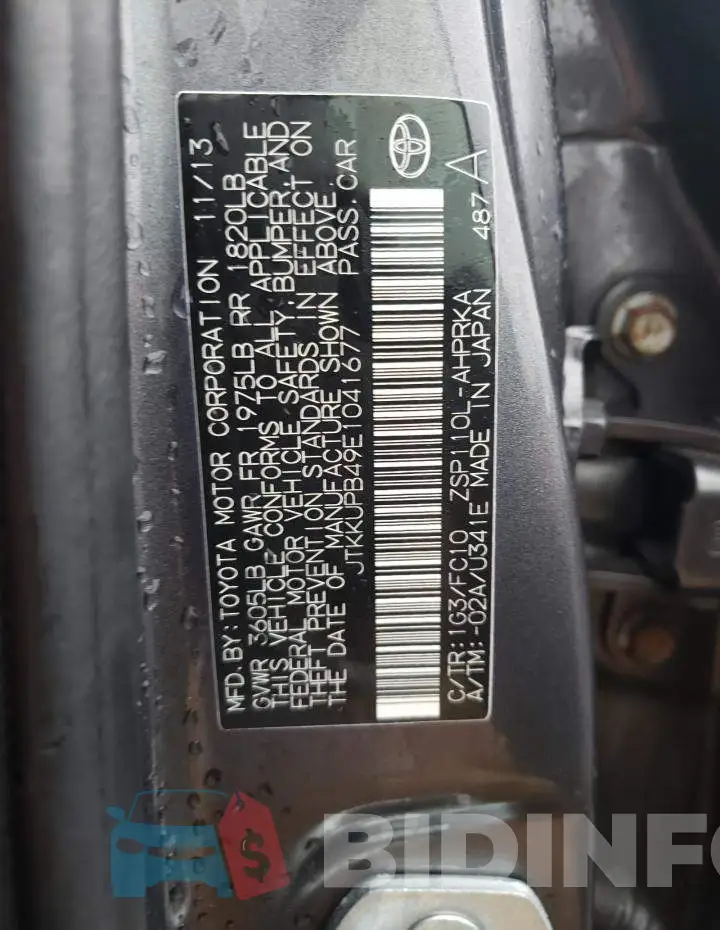 JTKKUPB49E1041677 Photo# 12