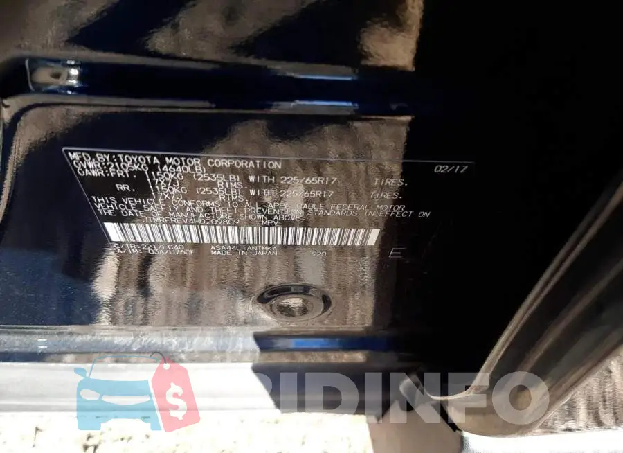 JTMRFREV4HD209809 Photo# 10