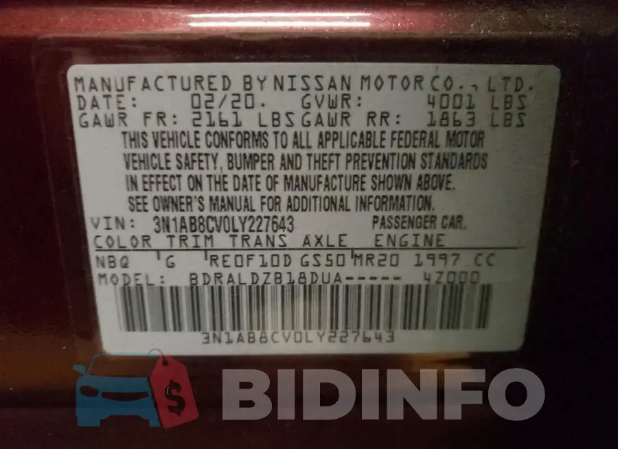 3N1AB8CV0LY227643 Photo# 12
