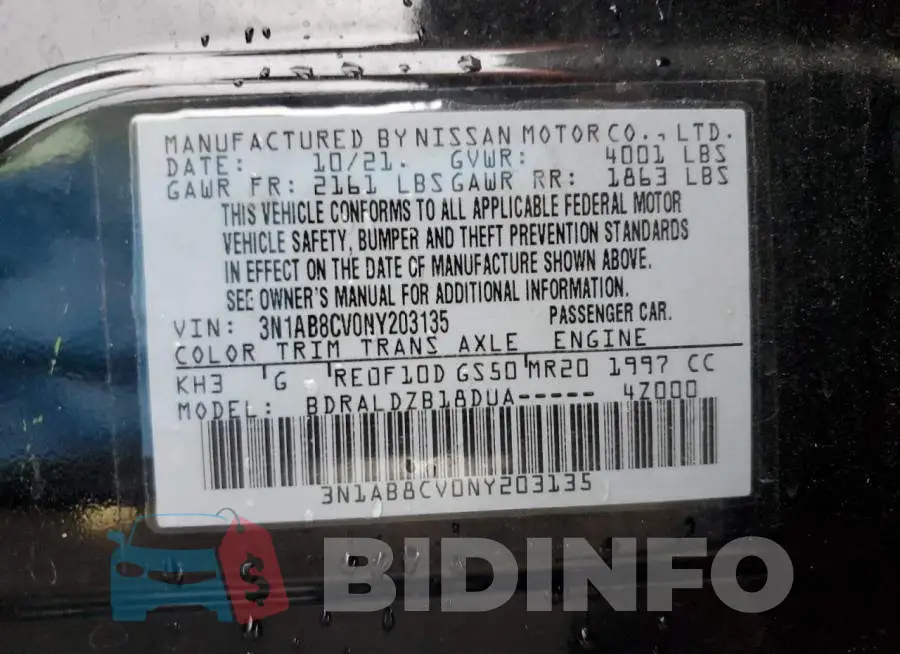 3N1AB8CV0NY203135 Photo# 12