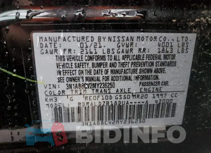 3N1AB8CV2MY236250 Photo# 13