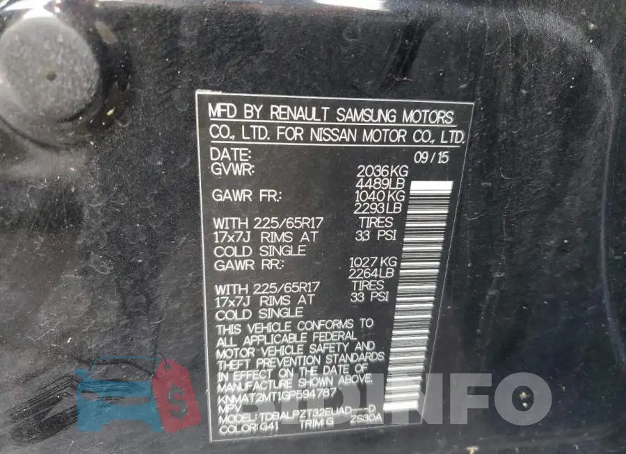 KNMAT2MT1GP594787 Photo# 13