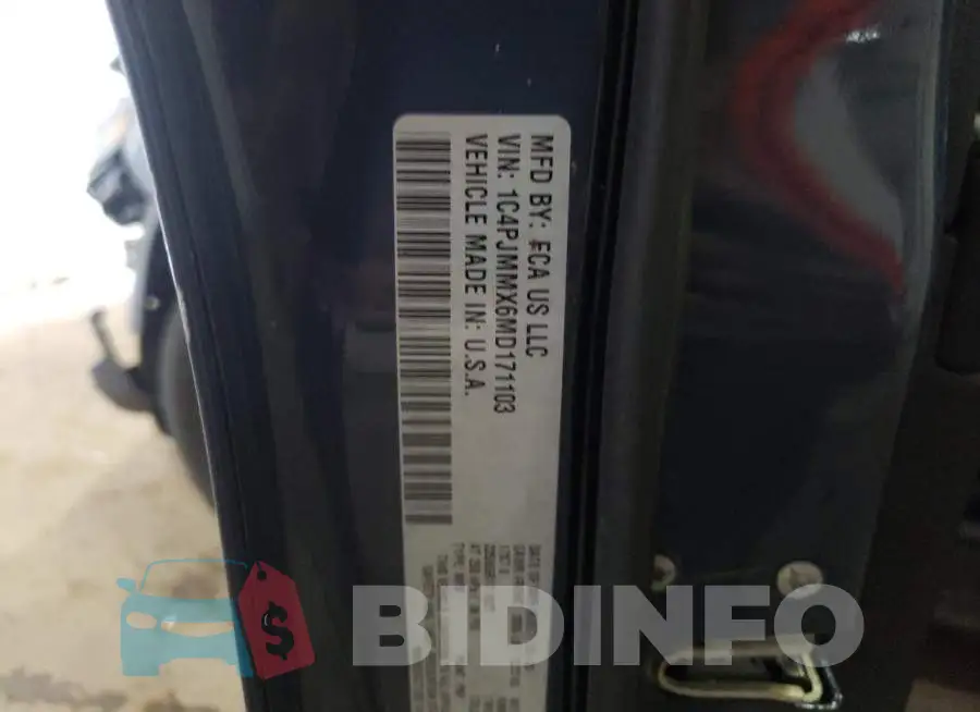 1C4PJMMX6MD171103 Photo# 10