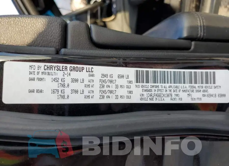 1C4RJFAG6EC413078 Photo# 13