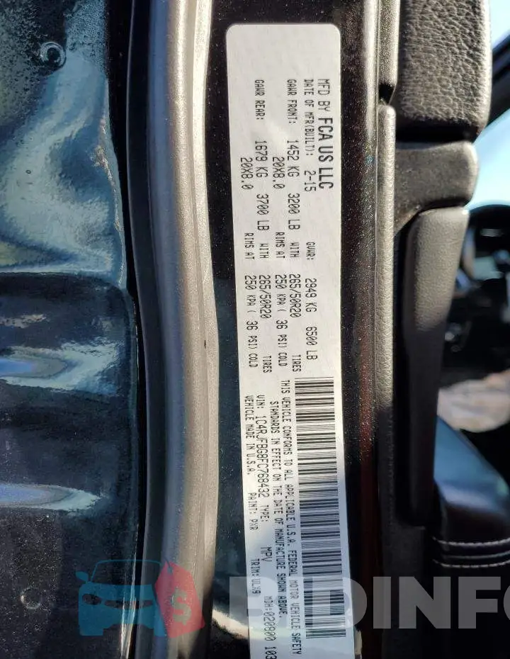 1C4RJFBG8FC768432 Photo# 13