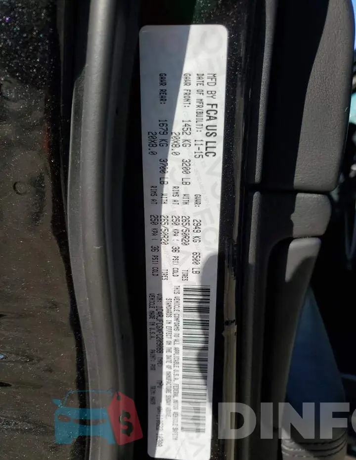 1C4RJFCGXFC209088 Photo# 10
