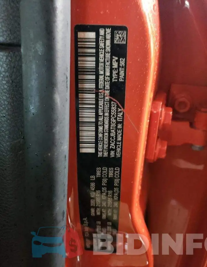 ZACCJBAT8GPC55837 Photo# 13