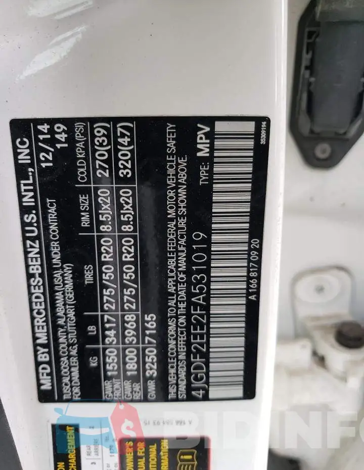 4JGDF2EE2FA531019 Photo# 10
