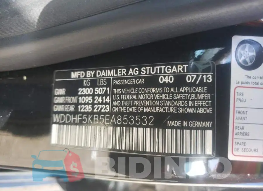 WDDHF5KB5EA853532 Photo# 12