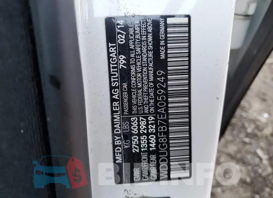 WDDUG8FB7EA059249 Photo# 10