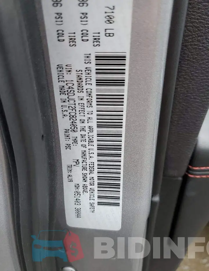 1C4SDJCT2FC824050 Photo# 13