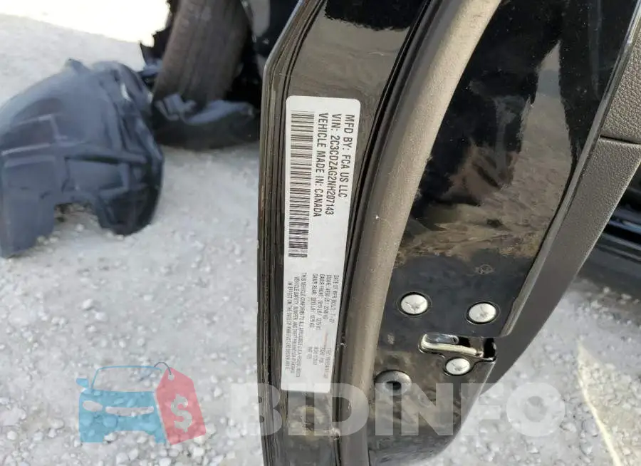 2C3CDZAG2NH207143 Photo# 12