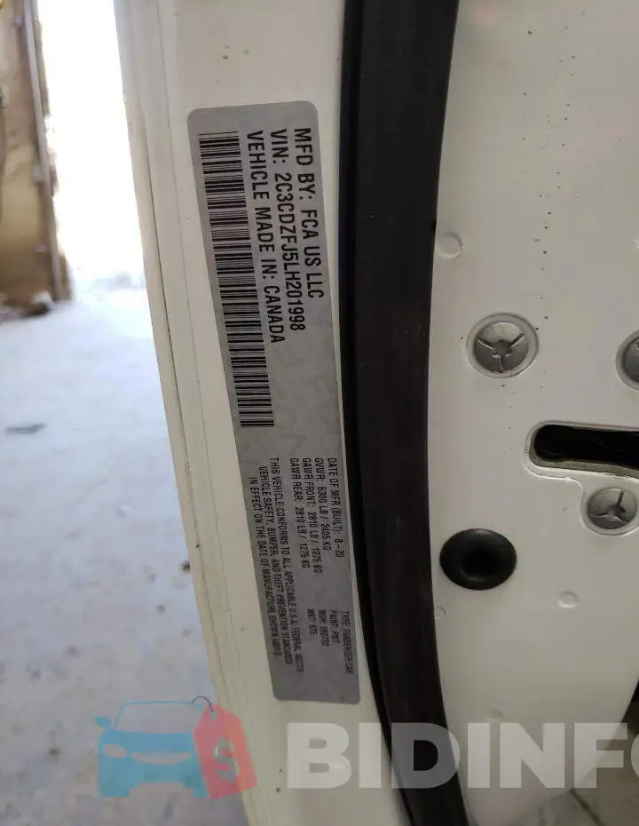 2C3CDZFJ5LH201998 Photo# 10