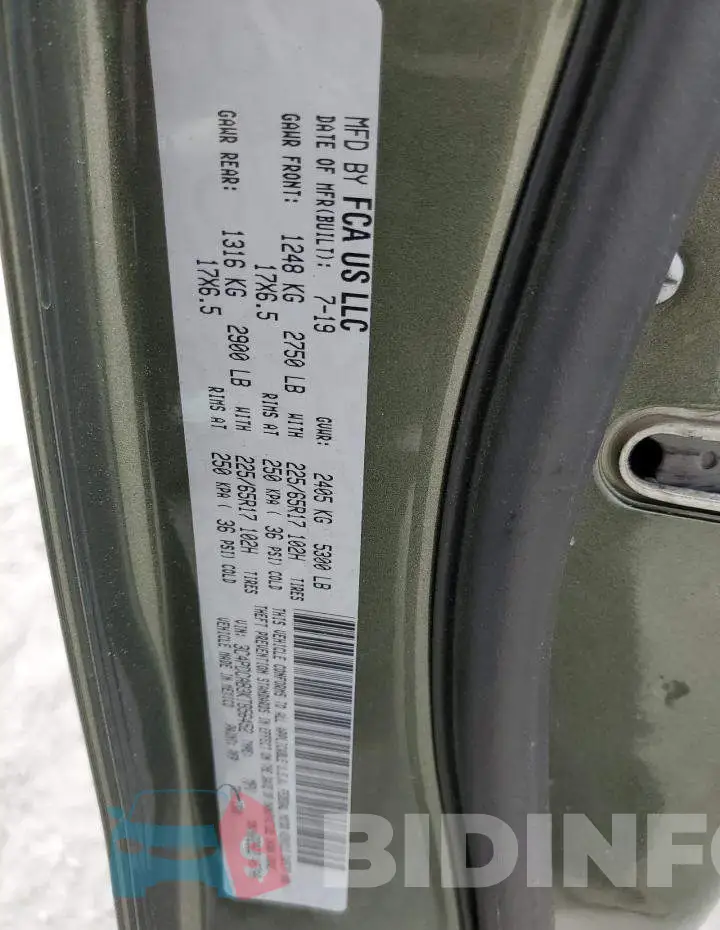3C4PDCAB3KT856452 Photo# 13