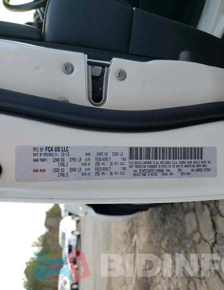 3C4PDCAB7GT149040 Photo# 13