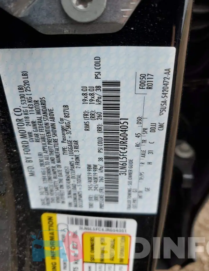 3LN6L5FC4JR604051 Photo# 12