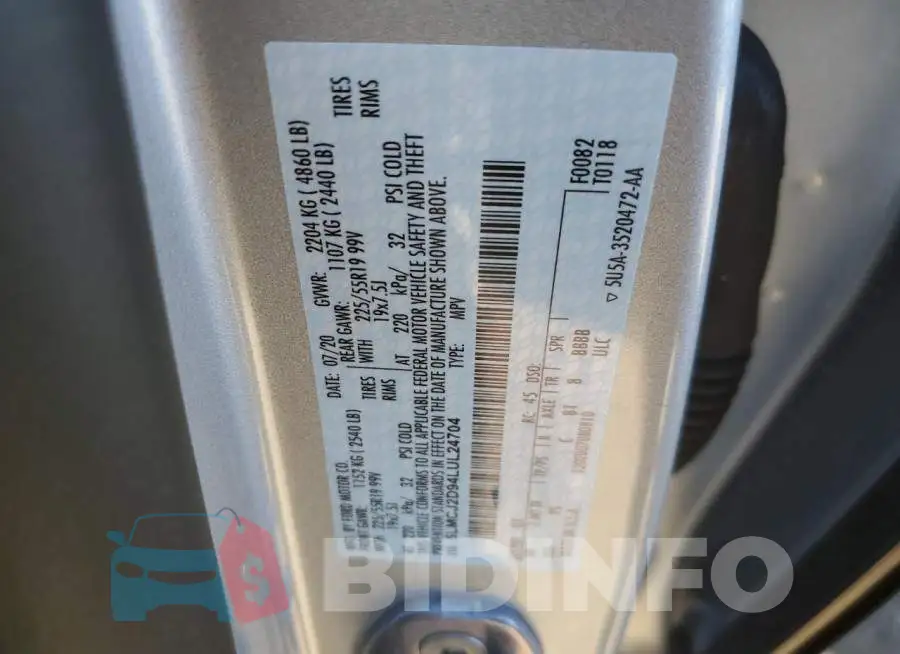 5LMCJ2D94LUL24704 Photo# 12