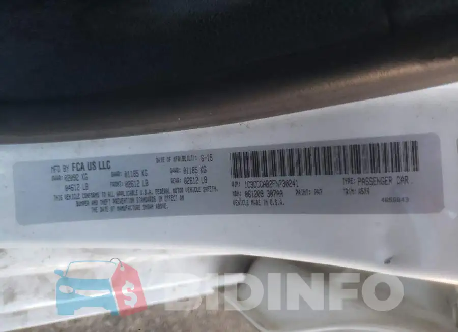 1C3CCCAB2FN730241 Photo# 10