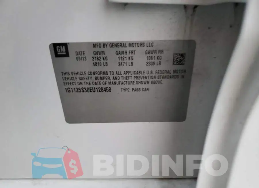 1G1125S30EU128458 Photo# 12