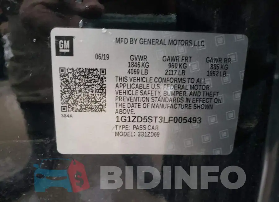 1G1ZD5ST3LF005493 Photo# 12