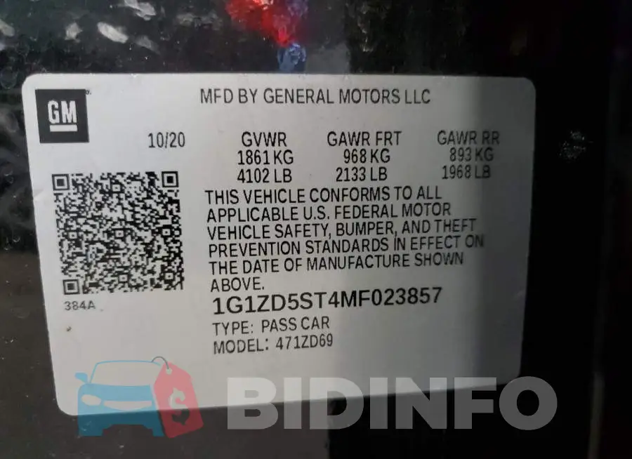 1G1ZD5ST4MF023857 Photo# 12