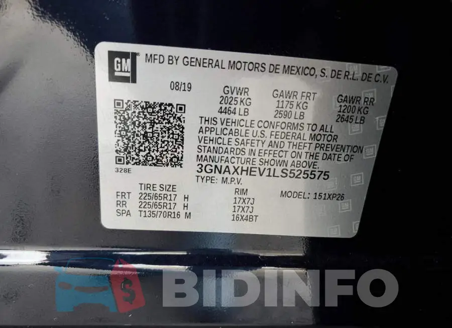 3GNAXHEV1LS525575 Photo# 13