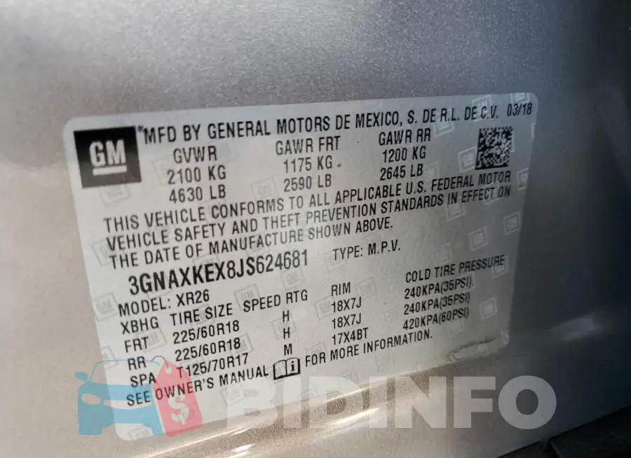 3GNAXKEX8JS624681 Photo# 10