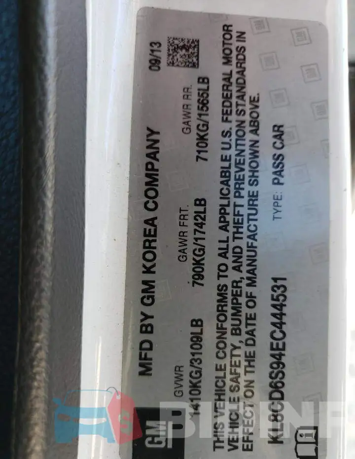 KL8CD6S94EC444531 Photo# 12