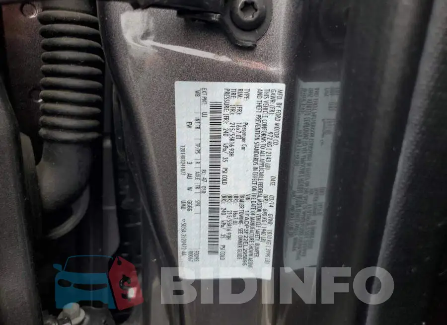 1FADP3F22EL295895 Photo# 13