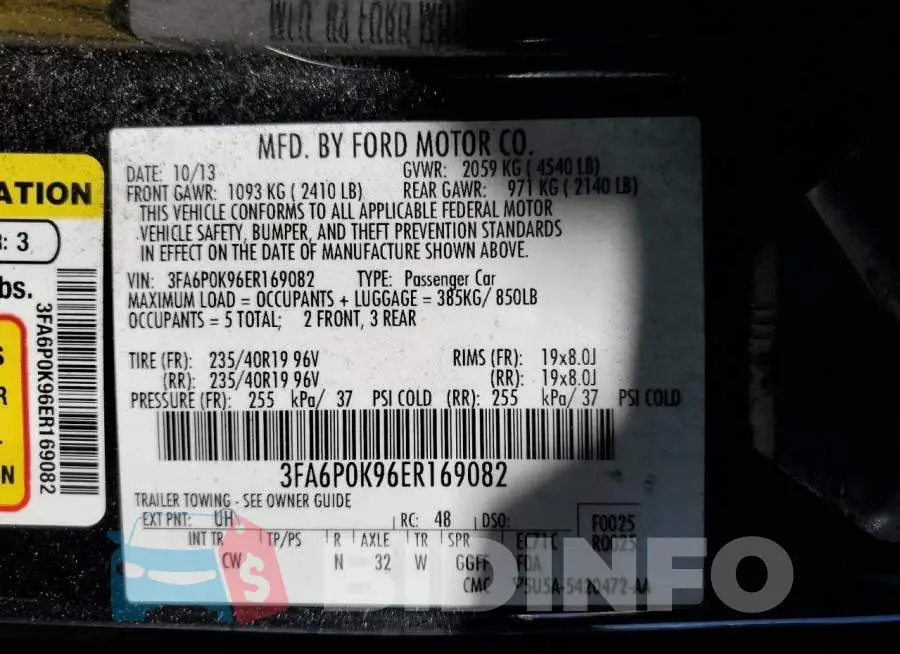 3FA6P0K96ER169082 Photo# 12