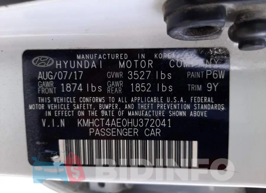 KMHCT4AE0HU372041 Photo# 10