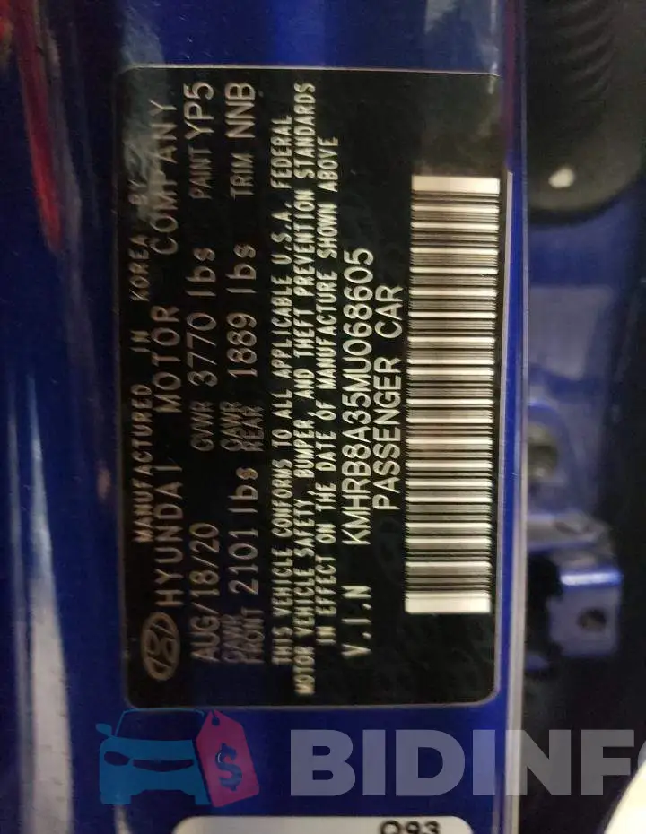 KMHRB8A35MU068605 Photo# 10