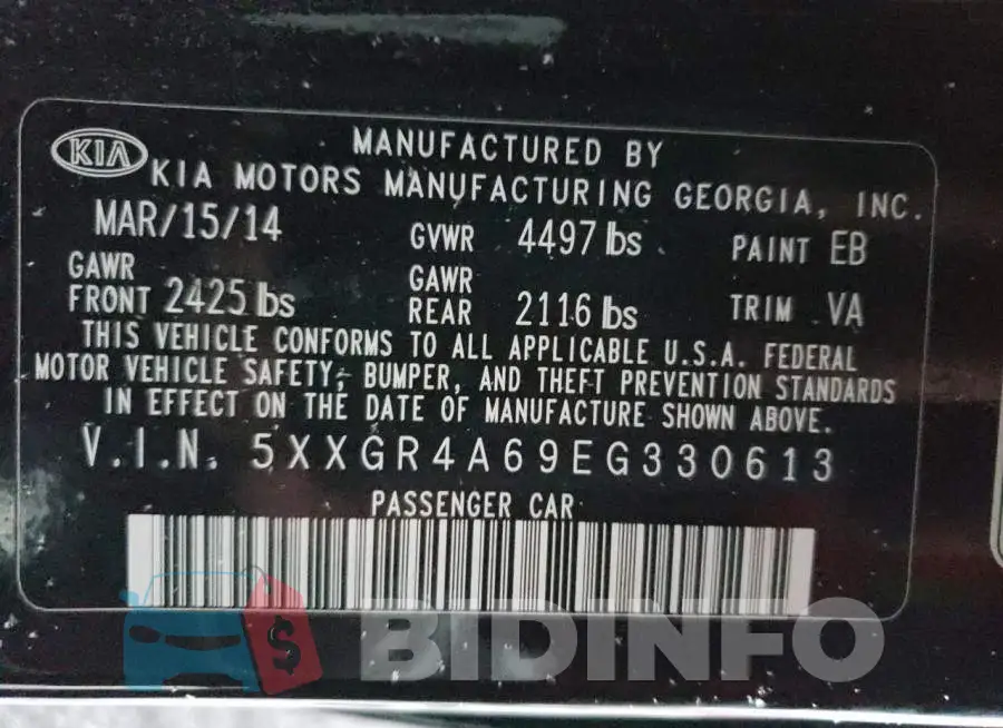 5XXGR4A69EG330613 Photo# 12