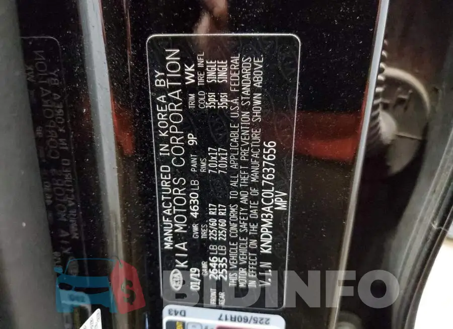 KNDPM3AC0L7637656 Photo# 13