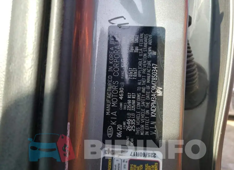 KNDPM3AC9M7850347 Photo# 10