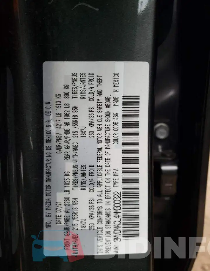 3MVDMACL4MM300322 Photo# 13
