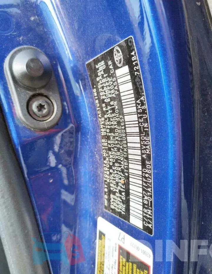 4T1BF1FK8GU604657 Photo# 10