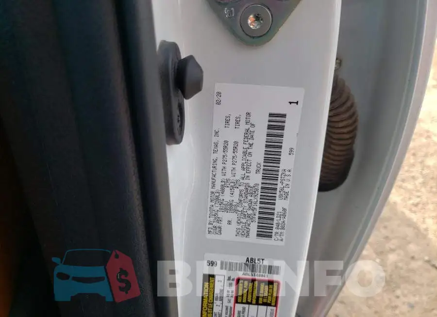 5TFAY5F16LX925078 Photo# 10
