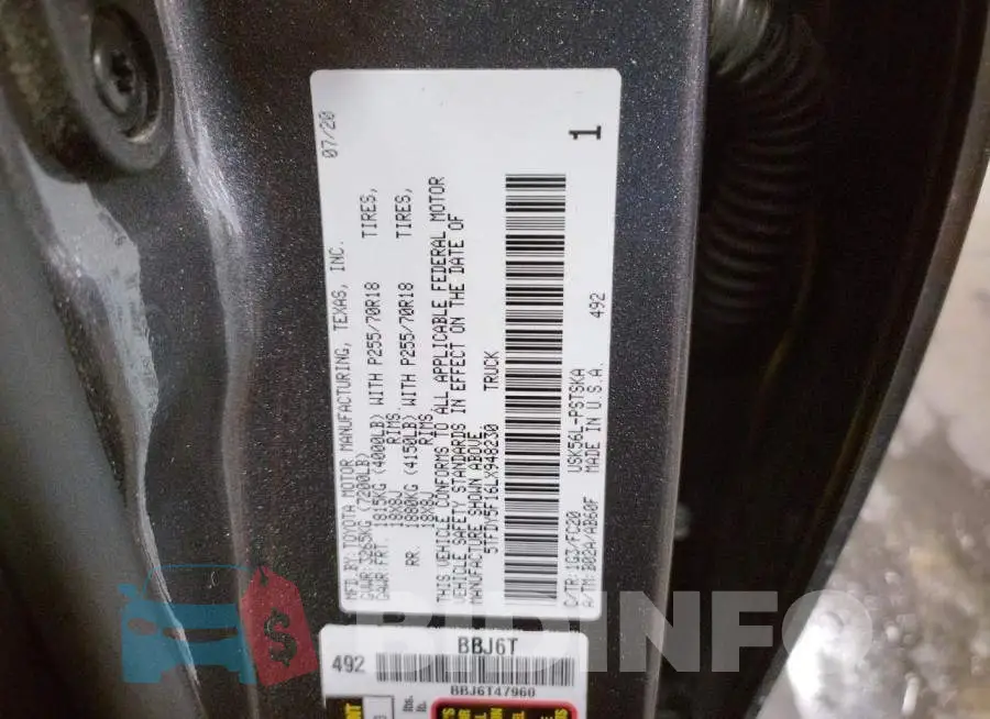 5TFDY5F16LX948230 Photo# 10