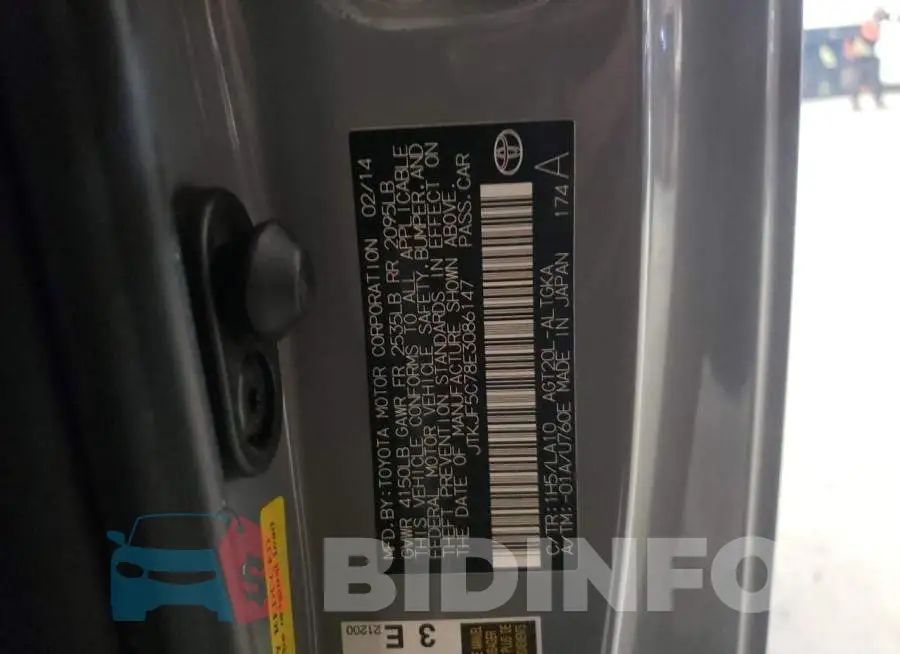 JTKJF5C78E3086147 Photo# 12