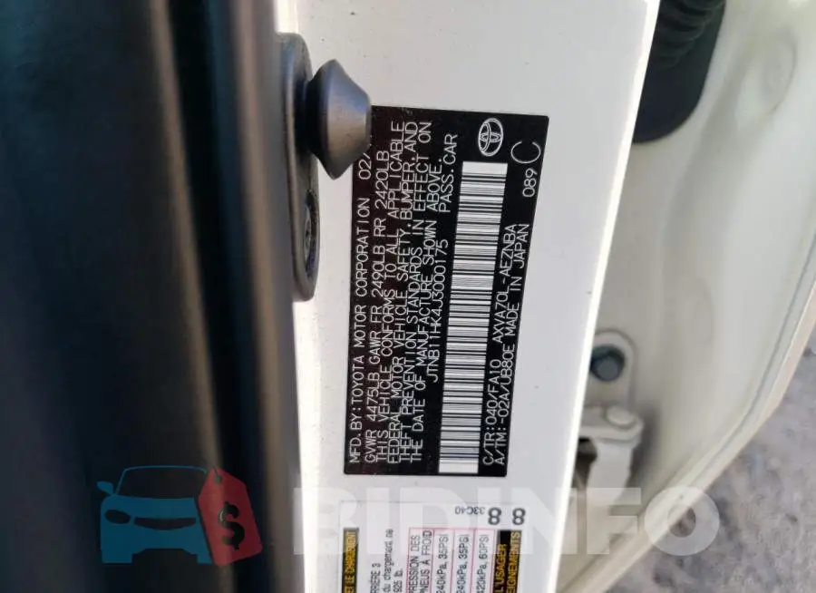 JTNB11HK4J3000175 Photo# 10