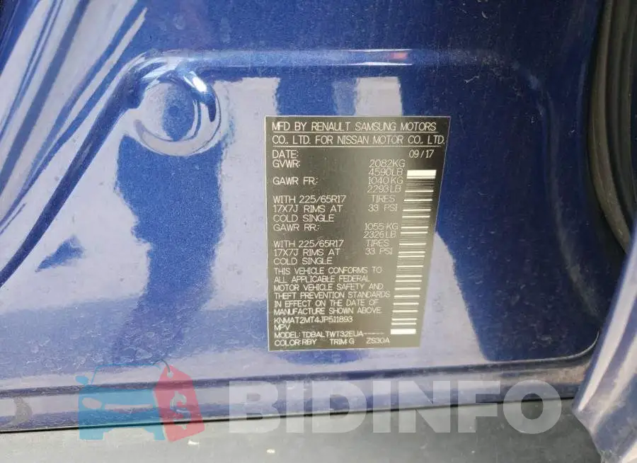 KNMAT2MT4JP511893 Photo# 13